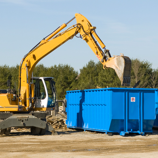 can i rent a residential dumpster for a construction project in Talladega Springs